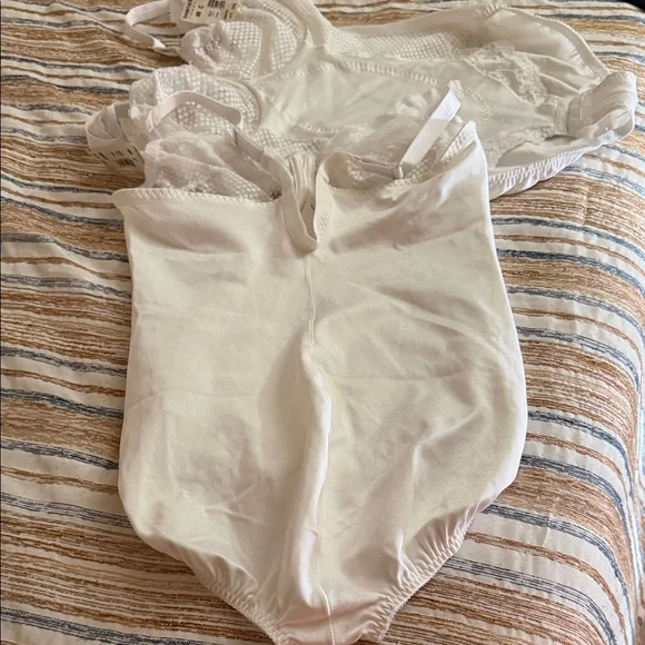 Goddess White Lace Shapewear Bodysuit - Picture 7 of 11